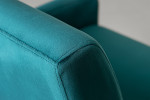 Caleb Armchair - Velvet Teal -