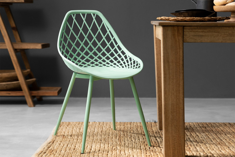 Ivie Dining Chair - Light Mint -