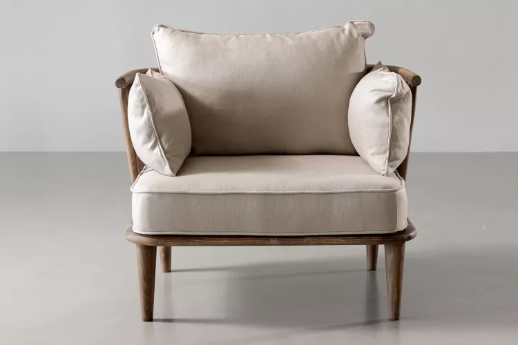 Vesta Armchair - Taupe Armchairs - 1