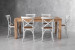 Vancouver La Rochelle 6 Seater Dining Set - 1.6m - Rustic White 6 Seater Dining Sets - 5