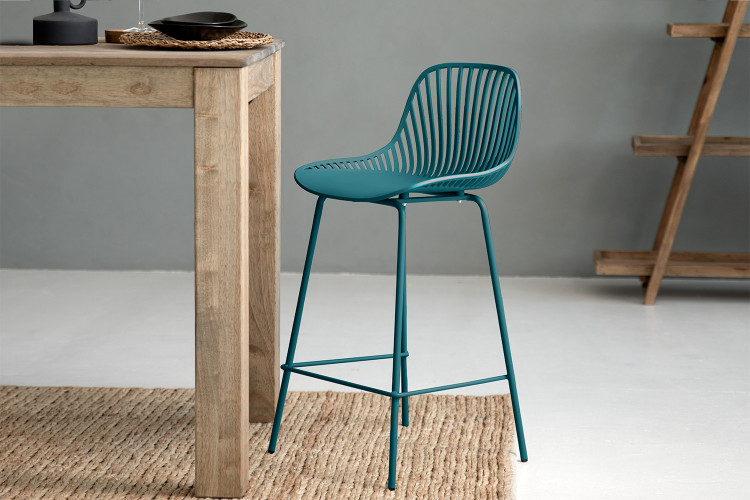 Yara Counter Stool - Teal Bar & Counter Chairs - 2