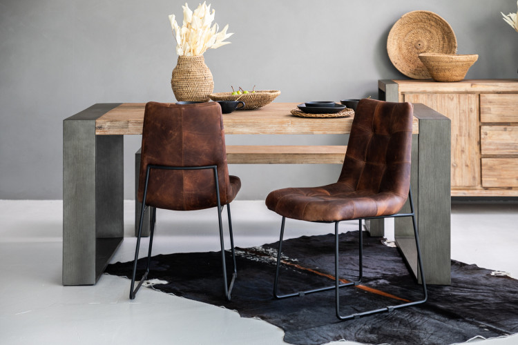 Cruz Leather Dining Chair -