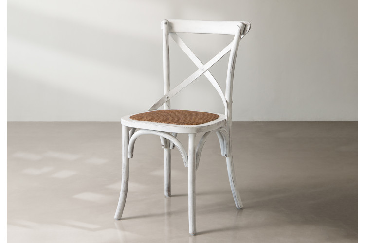 La Rochelle Dining Chair - Rustic White