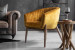 Lennon Velvet Dining Chair - Mustard