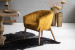 Lennon Velvet Dining Chair - Mustard