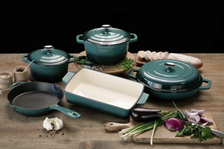 Nouvelle Cast Iron 8 Piece Cookware Set - Forest Cookware - 1