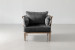 Vesta Velvet Armchair - Charcoal Armchairs - 3