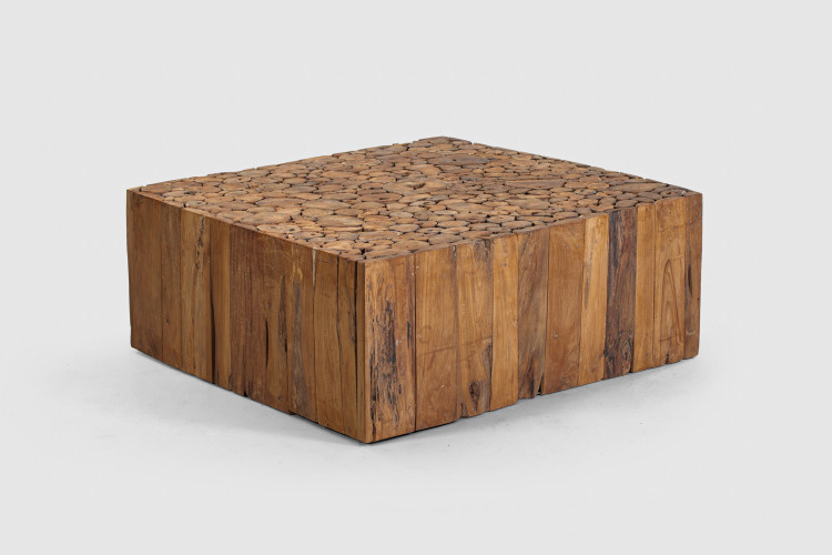 Lyra Teakroot Coffee Table - Square Coffee Tables - 1