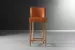 Holden Leather Bar Stool - Aged Tan Bar & Counter Stools - 3