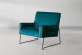 Caleb Velvet Armchair - Teal Armchairs - 1