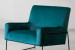 Caleb Velvet Armchair - Teal Armchairs - 6