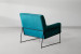 Caleb Velvet Armchair - Teal Armchairs - 5