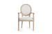 Olivia Dining Chair with Armrests - Stone Dining Chairs - 2