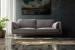 Emeline 3-Seater Sofa - Velvet Dark Grey Fabric Sofas - 1