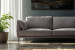 Emeline 3-Seater Sofa - Velvet Dark Grey Fabric Sofas - 5